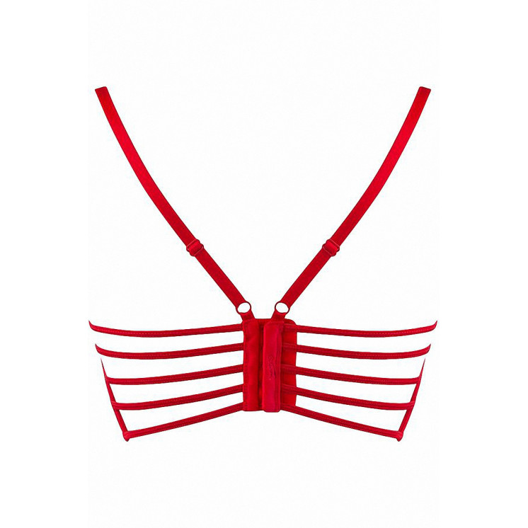 Soutien-gorge dentelle rouge V-9691 - Axami