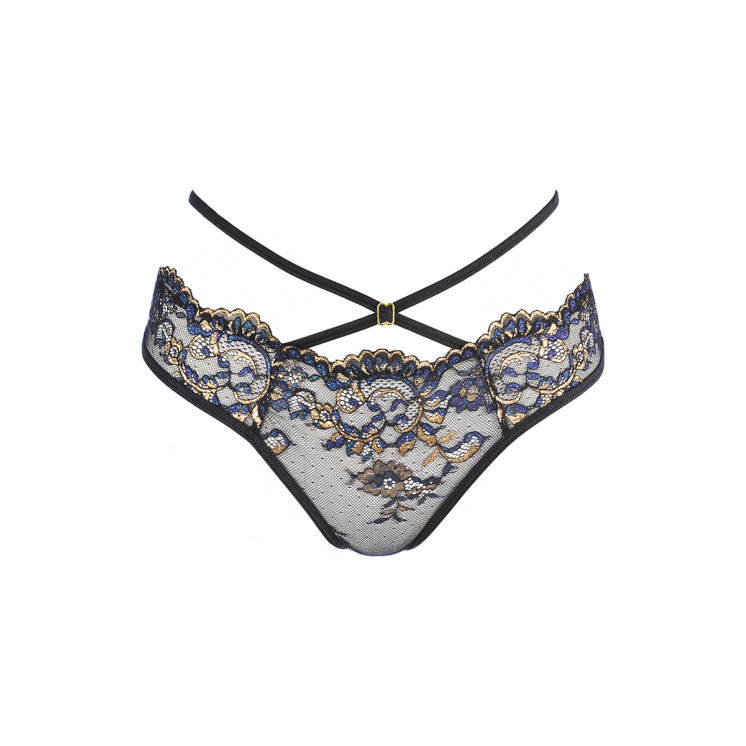 String dentelle Noir V-10368 - Axami