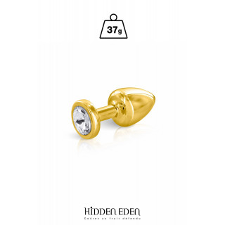 Plug bijou aluminium gold XS - Hidden Eden