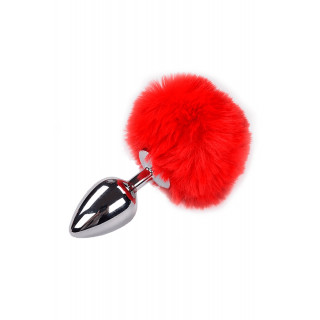 Plug métal Fluffy L rouge - Alive