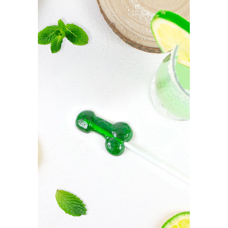 Sucette pénis Mojito avec alcool