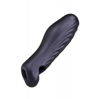 Gaine de pénis 3 en 1 Ryzer Black Plum - Man Wan