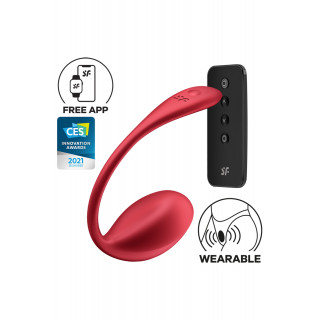 Oeuf vibrant connecté Shiny Petal red - Satisfyer