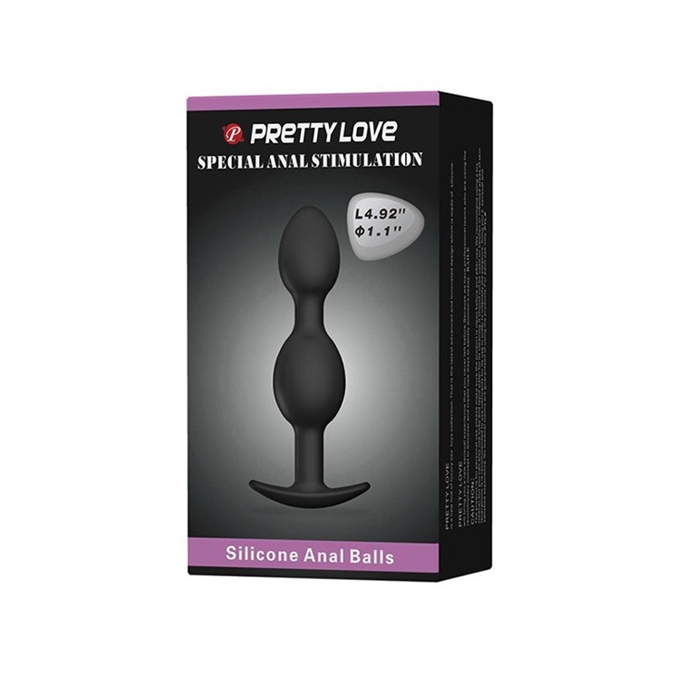 Silicone anal balls 12,5 cm