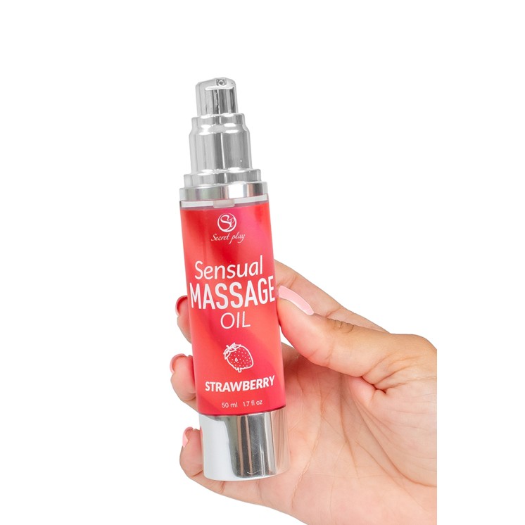 Huile de massage Fraise - Secret Play