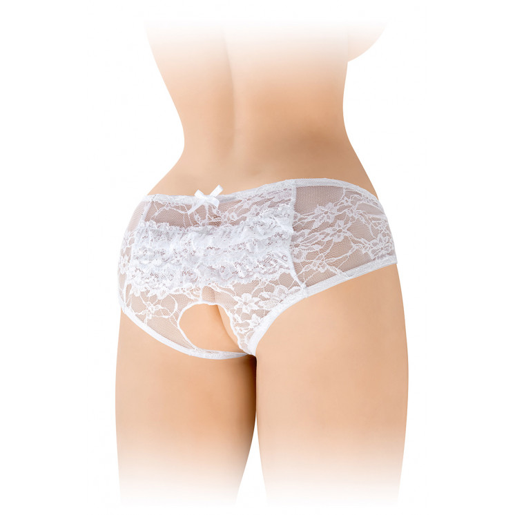 Culotte ouverte blanche Amanda - Fashion Secret