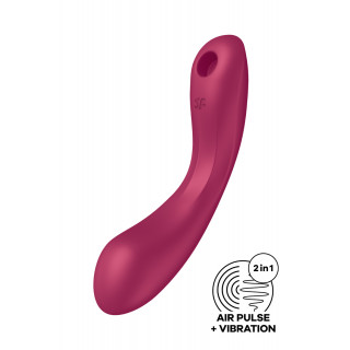 Stimulateur Curvy Trinity 1 bordeaux - Satisfyer